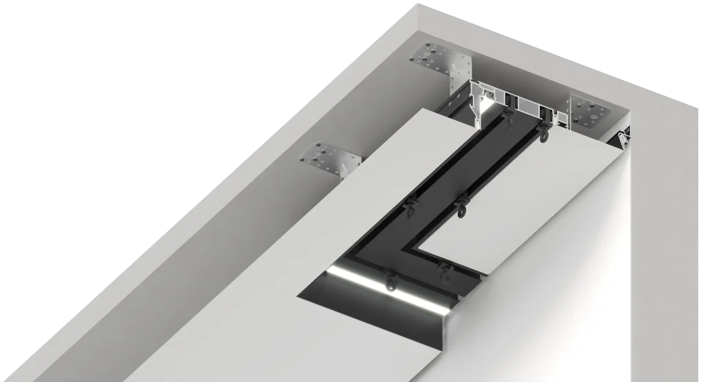 Detailansicht Spanndecke